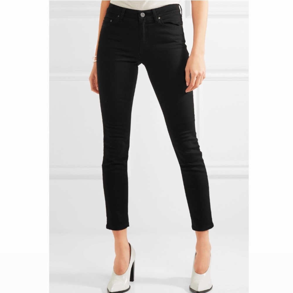 Acne Studios Skin 5 Pocket Skinny Leg Jeans Black